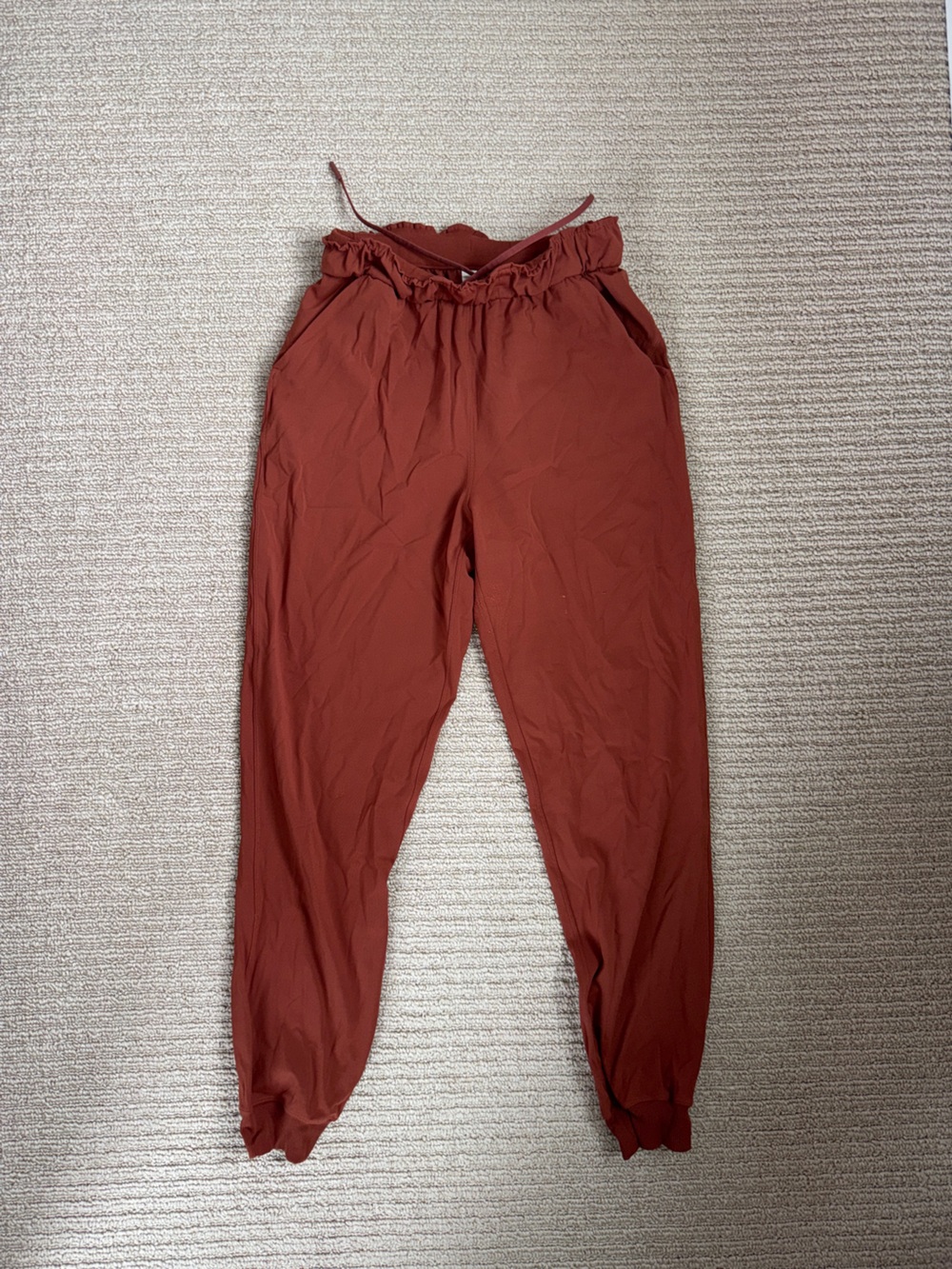 lululemon athletica Rust Red Joggers